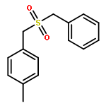 Benzene, 1-methyl-4-[[(phenylmethyl)sulfonyl]methyl]-