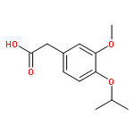 Benzeneacetic acid, 3-methoxy-4-(1-methylethoxy)-