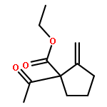 Cyclopentanecarboxylic acid, 1-acetyl-2-methylene-, ethyl ester