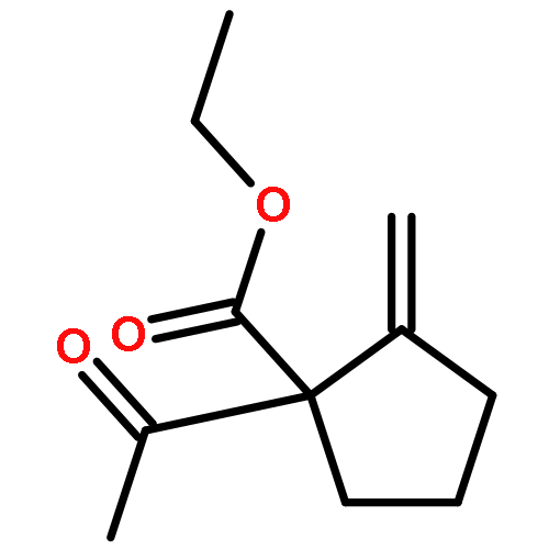 Cyclopentanecarboxylic acid, 1-acetyl-2-methylene-, ethyl ester