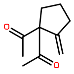 ETHANONE, 1,1'-(2-METHYLENECYCLOPENTYLIDENE)BIS-