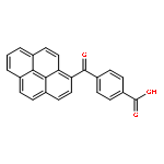 Benzoic acid, 4-(1-pyrenylcarbonyl)-