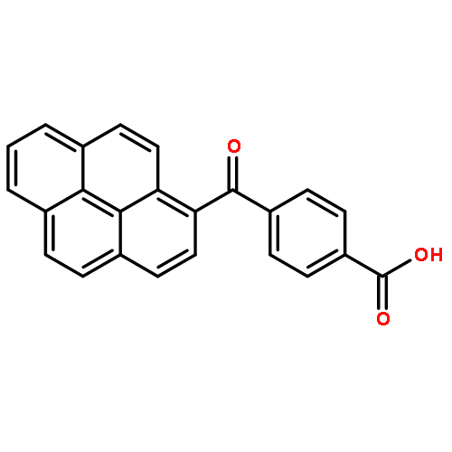 Benzoic acid, 4-(1-pyrenylcarbonyl)-