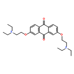 9,10-Anthracenedione, 2,7-bis[2-(diethylamino)ethoxy]-