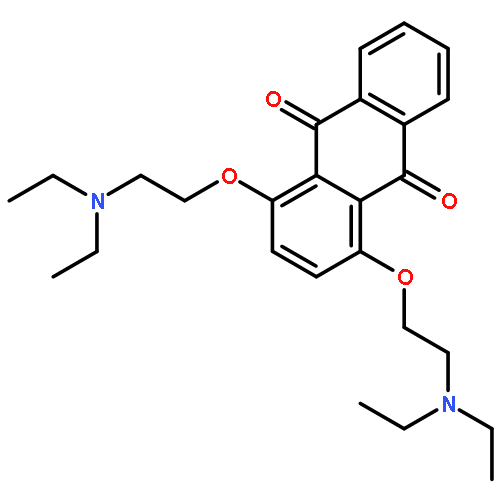 9,10-ANTHRACENEDIONE, 1,4-BIS[2-(DIETHYLAMINO)ETHOXY]-