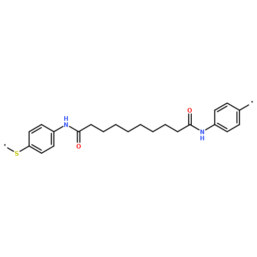 Poly[thio-1,4-phenyleneimino(1,10-dioxo-1,10-decanediyl)imino-1,4-ph
enylene]