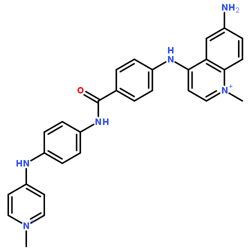 6-amino-1-methyl-4-{[4-({4-[(1-methylpyridinium-4-yl)amino]phenyl}carbamoyl)phenyl]amino}quinolinium