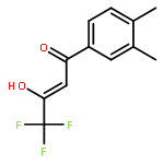 2-BUTEN-1-ONE, 1-(3,4-DIMETHYLPHENYL)-4,4,4-TRIFLUORO-3-HYDROXY-