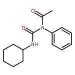 Acetamide, N-[(cyclohexylamino)carbonyl]-N-phenyl-