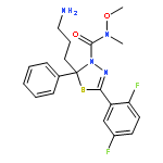 (2S)-2-(3-Aminopropyl)-5-(2,5-difluorophenyl)-N-methoxy-N-methyl-2-phenyl-1,3,4-thiadiazole-3(2H)-carboxamide