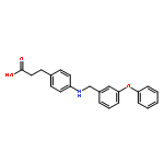 3-(4-((3-Phenoxybenzyl)amino)phenyl)propanoic acid