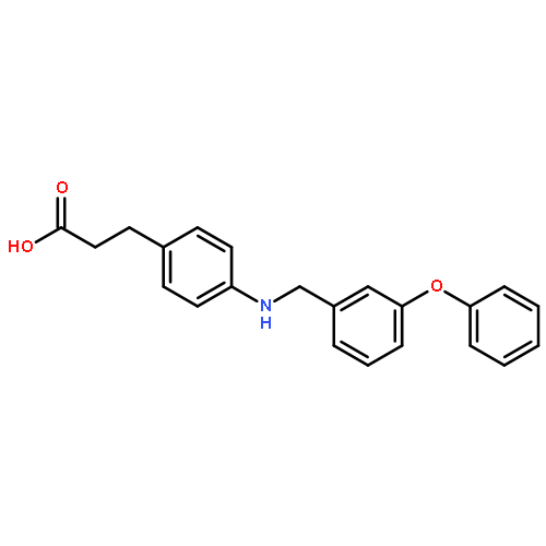 3-(4-((3-Phenoxybenzyl)amino)phenyl)propanoic acid