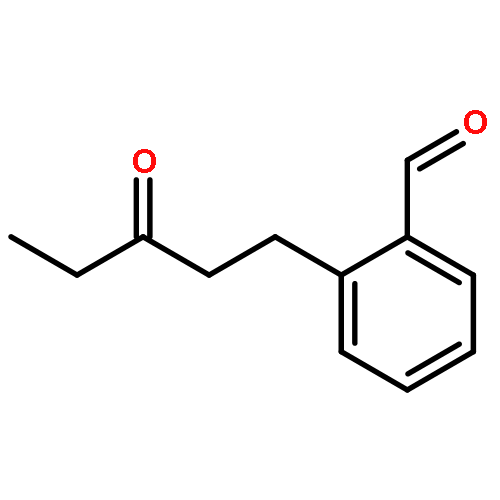 Benzaldehyde, 2-(3-oxopentyl)-