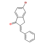 1H-Inden-1-one, 5-bromo-2,3-dihydro-2-(phenylmethylene)-, (2E)-