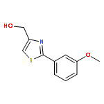 4-Thiazolemethanol,2-(3-methoxyphenyl)-