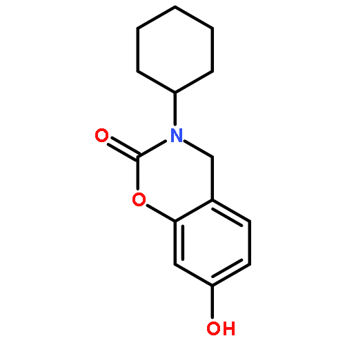 2H-1,3-Benzoxazin-2-one, 3-cyclohexyl-3,4-dihydro-7-hydroxy-