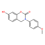 2H-1,3-BENZOXAZIN-2-ONE, 3,4-DIHYDRO-7-HYDROXY-3-(4-METHOXYPHENYL)-