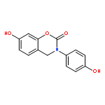 2H-1,3-BENZOXAZIN-2-ONE, 3,4-DIHYDRO-7-HYDROXY-3-(4-HYDROXYPHENYL)-