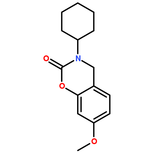 2H-1,3-Benzoxazin-2-one, 3-cyclohexyl-3,4-dihydro-7-methoxy-