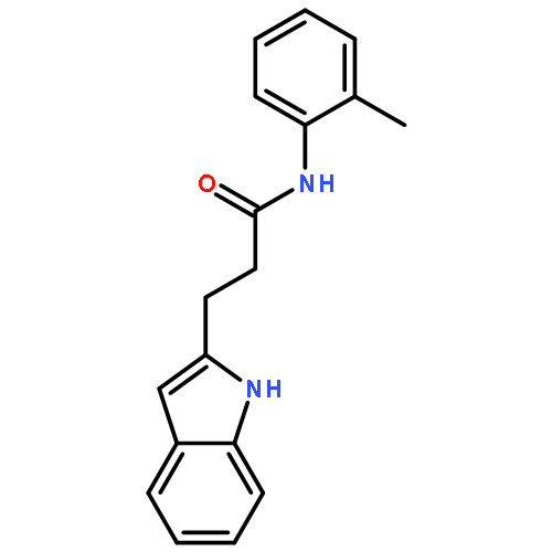 1H-Indole-2-propanamide, N-(2-methylphenyl)-