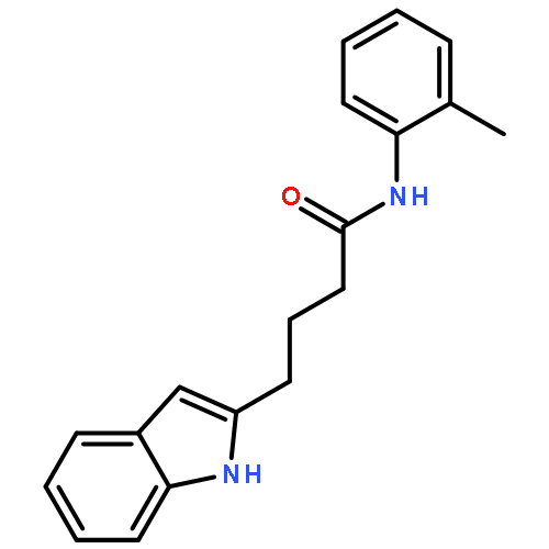 1H-INDOLE-2-BUTANAMIDE, N-(2-METHYLPHENYL)-