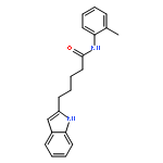 1H-INDOLE-2-PENTANAMIDE, N-(2-METHYLPHENYL)-