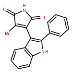 1H-PYRROLE-2,5-DIONE, 3-BROMO-4-(2-PHENYL-1H-INDOL-3-YL)-