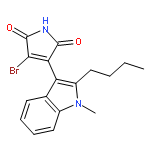 1H-Pyrrole-2,5-dione, 3-bromo-4-(2-butyl-1-methyl-1H-indol-3-yl)-