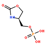 2-Oxazolidinone, 4-[(phosphonooxy)methyl]-, (4S)-