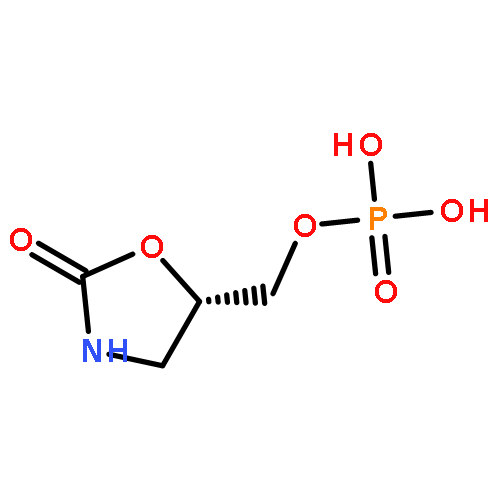 2-OXAZOLIDINONE, 5-[(PHOSPHONOOXY)METHYL]-, (5S)-