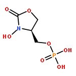 2-Oxazolidinone, 3-hydroxy-4-[(phosphonooxy)methyl]-, (4S)-