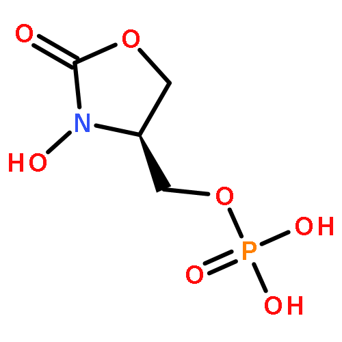 2-Oxazolidinone, 3-hydroxy-4-[(phosphonooxy)methyl]-, (4S)-