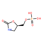 2-Oxazolidinone, 5-[(phosphonooxy)methyl]-, (5R)-