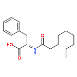 L-PHENYLALANINE, N-(1-OXONONYL)-