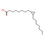 Cyclopropaneoctanoic acid, 2-heptyl-