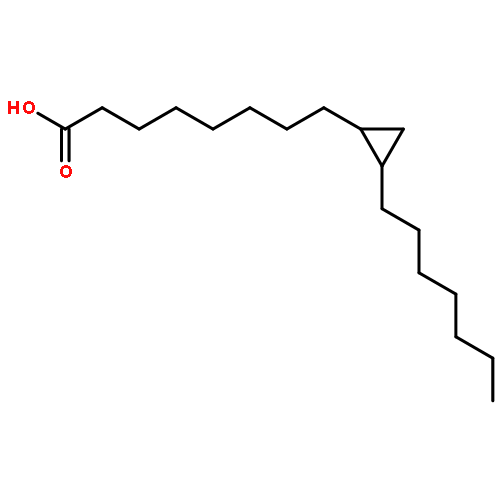 Cyclopropaneoctanoic acid, 2-heptyl-