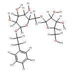 2-phenylethyl 6-O-alpha-L-arabinofuranosy-beta-D-glucopyranoside