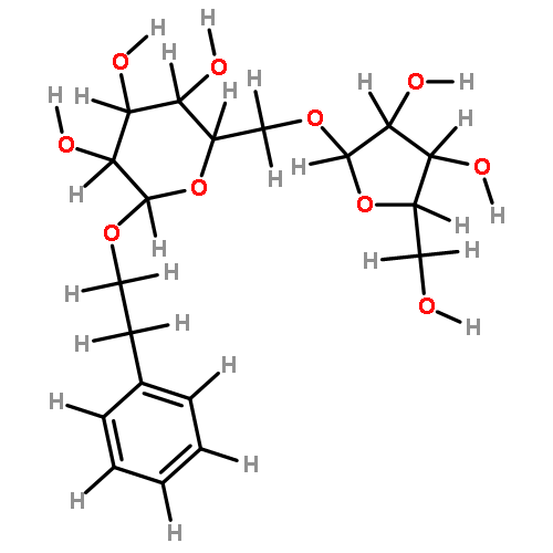 2-phenylethyl 6-O-alpha-L-arabinofuranosy-beta-D-glucopyranoside