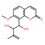 8-[(1R,2S)-1,2-Dihydroxy-3-methyl-3-buten-1-yl]-7-methoxy-2H-chro men-2-one