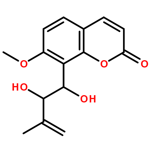 8-[(1R,2S)-1,2-Dihydroxy-3-methyl-3-buten-1-yl]-7-methoxy-2H-chro men-2-one