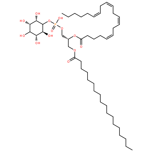 myo-Inositol,1-[(2R)-2-[[(5Z,8Z,11Z,14Z)-1-oxo-5,8,11,14-eicosatetraen-1-yl]oxy]-3-[(1-oxooctadecyl)oxy]propylhydrogen phosphate]