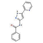 BENZAMIDE, N-[5-(2-PYRIDINYL)-1H-PYRAZOL-3-YL]-