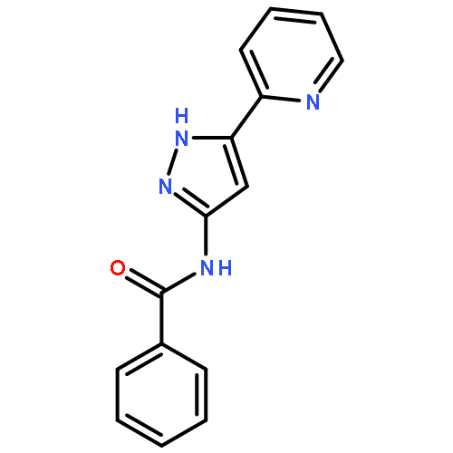 BENZAMIDE, N-[5-(2-PYRIDINYL)-1H-PYRAZOL-3-YL]-