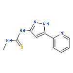 Thiourea, N-methyl-N'-[5-(2-pyridinyl)-1H-pyrazol-3-yl]-