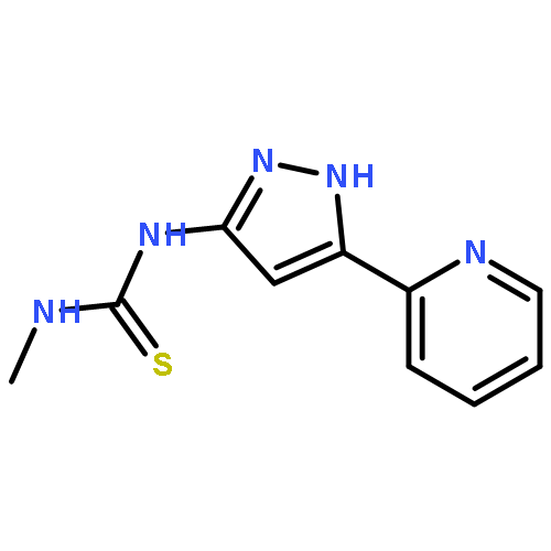 Thiourea, N-methyl-N'-[5-(2-pyridinyl)-1H-pyrazol-3-yl]-