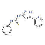 THIOUREA, N-PHENYL-N'-[5-(2-PYRIDINYL)-1H-PYRAZOL-3-YL]-