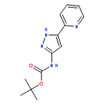 CARBAMIC ACID, [5-(2-PYRIDINYL)-1H-PYRAZOL-3-YL]-, 1,1-DIMETHYLETHYL ESTER