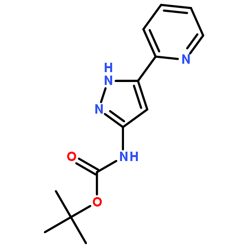 CARBAMIC ACID, [5-(2-PYRIDINYL)-1H-PYRAZOL-3-YL]-, 1,1-DIMETHYLETHYL ESTER