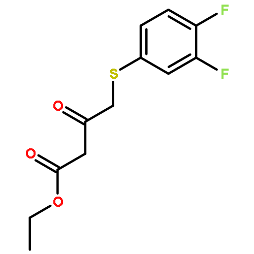 Butanoic acid, 4-[(3,4-difluorophenyl)thio]-3-oxo-, ethyl ester