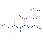 L-ALANINE, N-(3-CHLORO-1,4-DIHYDRO-1,4-DIOXO-2-NAPHTHALENYL)-